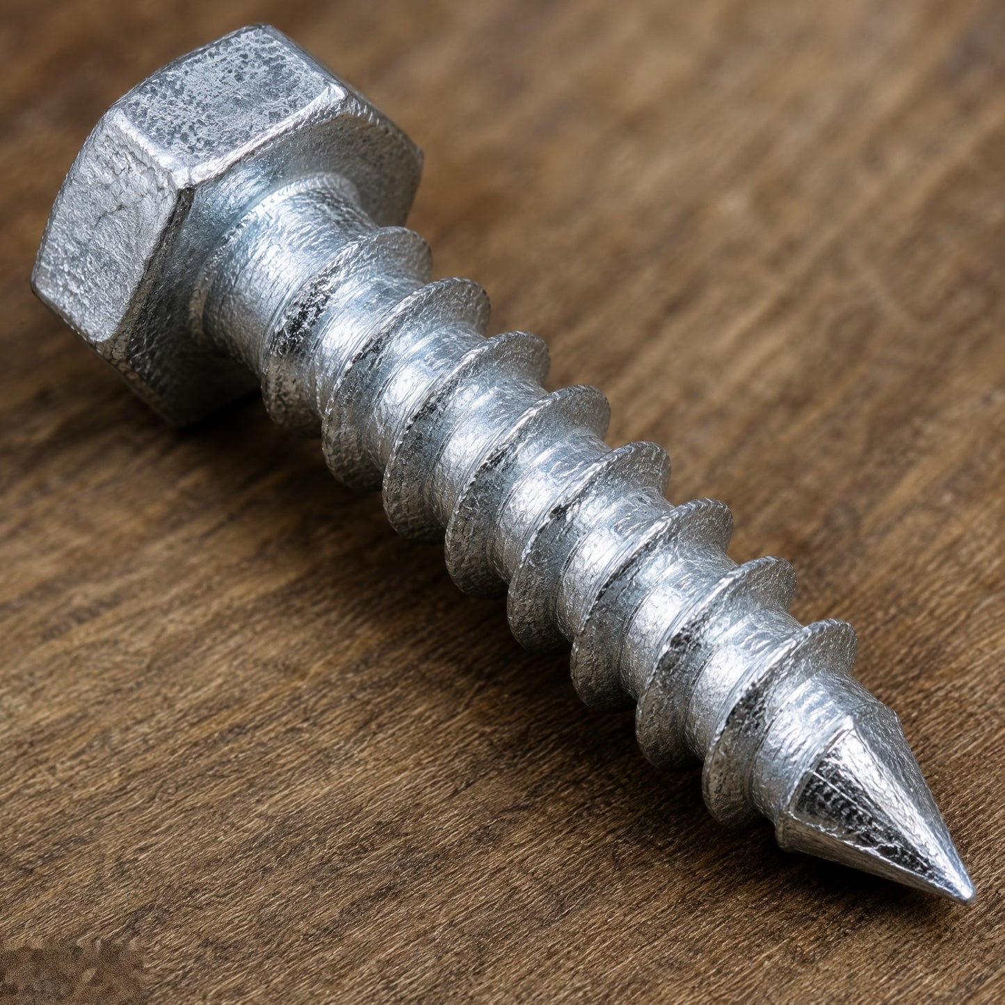 Construction Lag Screws 3/8" x 5" Hex Head Galvanized (25pk)