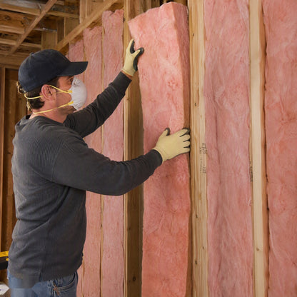 Fiberglass Batt Insulation R-13 3-1/2" x 15" x 93" Kraft-Faced