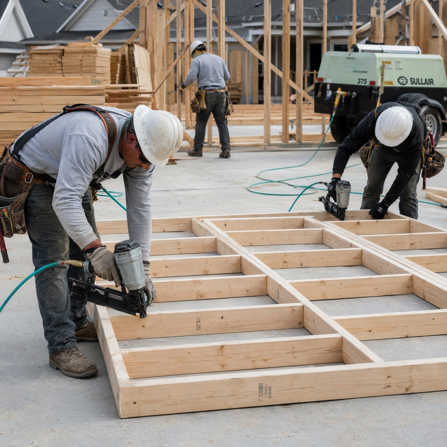Framing Nailer Pneumatic 21-Degree Full Round Head