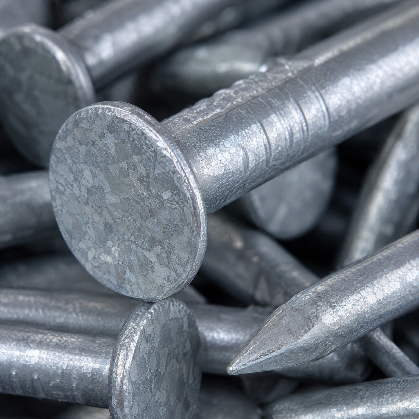 Galvanized Roofing Nails 1-1/4" Smooth Shank 5lb Box
