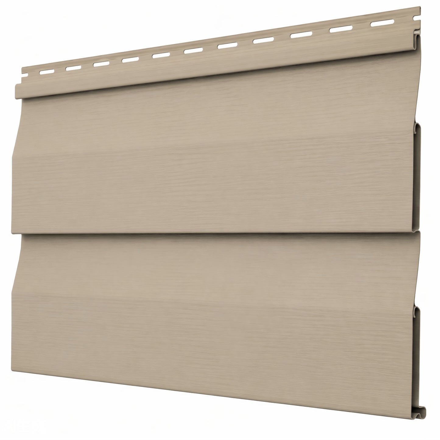 Vinyl Siding Panel Double 4" Dutch Lap Clay
