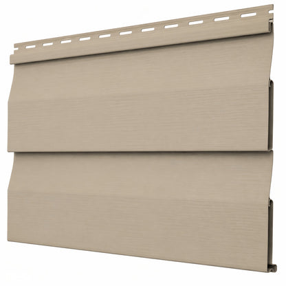 Vinyl Siding Panel Double 4" Dutch Lap Clay