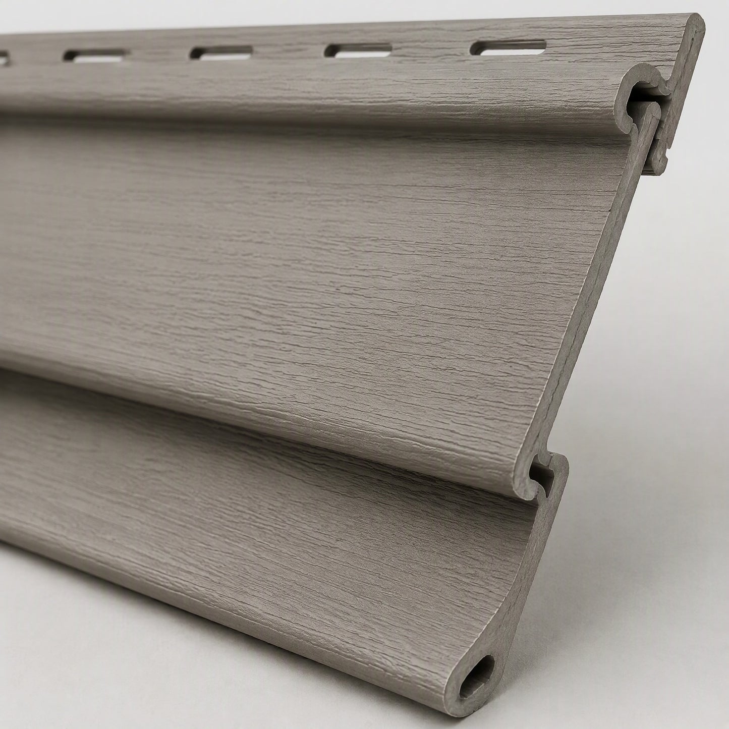 Vinyl Siding Panel Double 4" Dutch Lap Clay